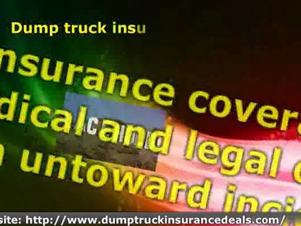 Dump Truck Insurance Expenditure and its Rising Trend Call 1