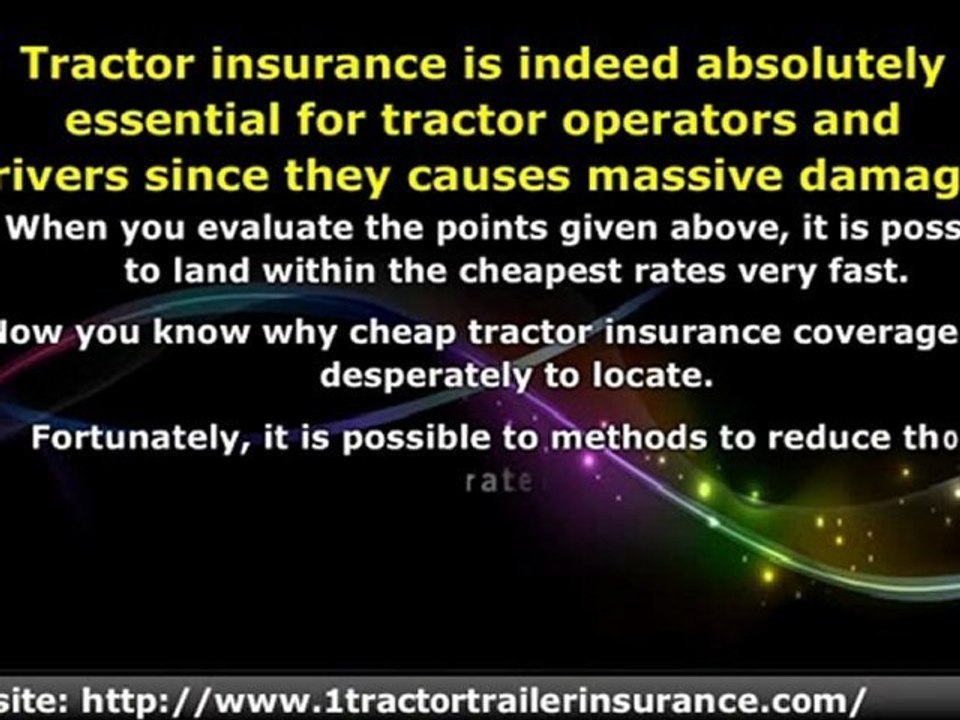 How Tractor Insurance Can Protect You? 1-800-513-3135