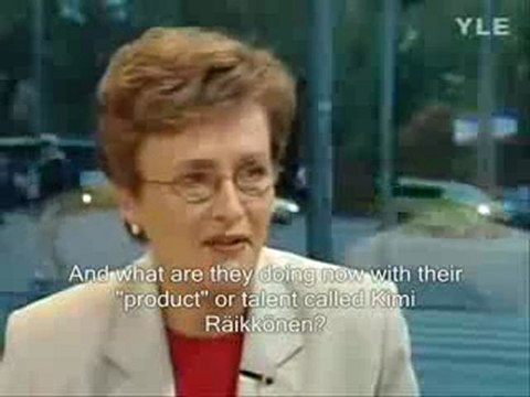 Kimi Räikkönen Interview 2000 after first F1 Test