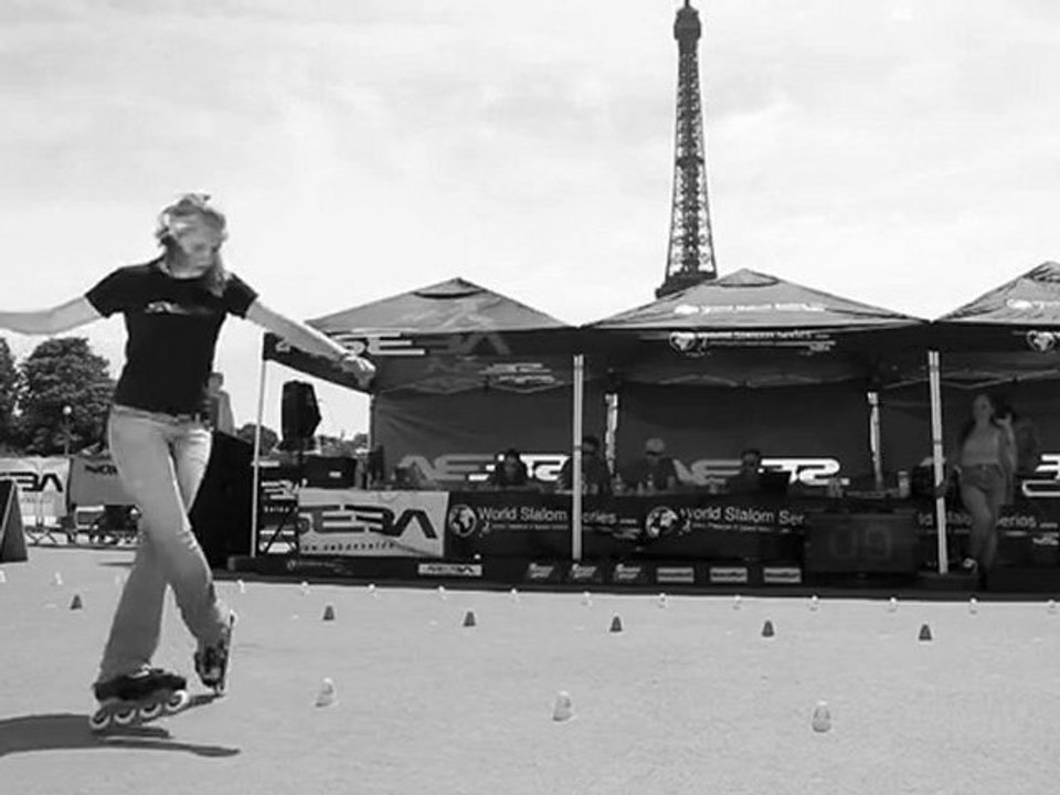 La coupe du monde de slalom roller de Paris 2011
