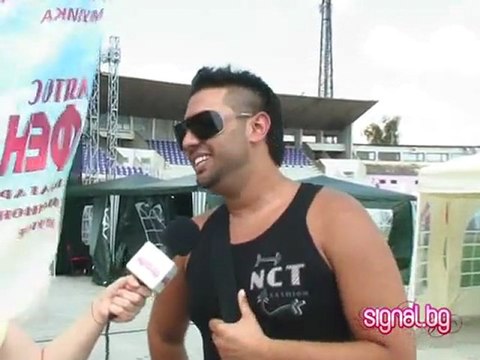 Преди концерта на Фен ТВ във Велико Търново / 1