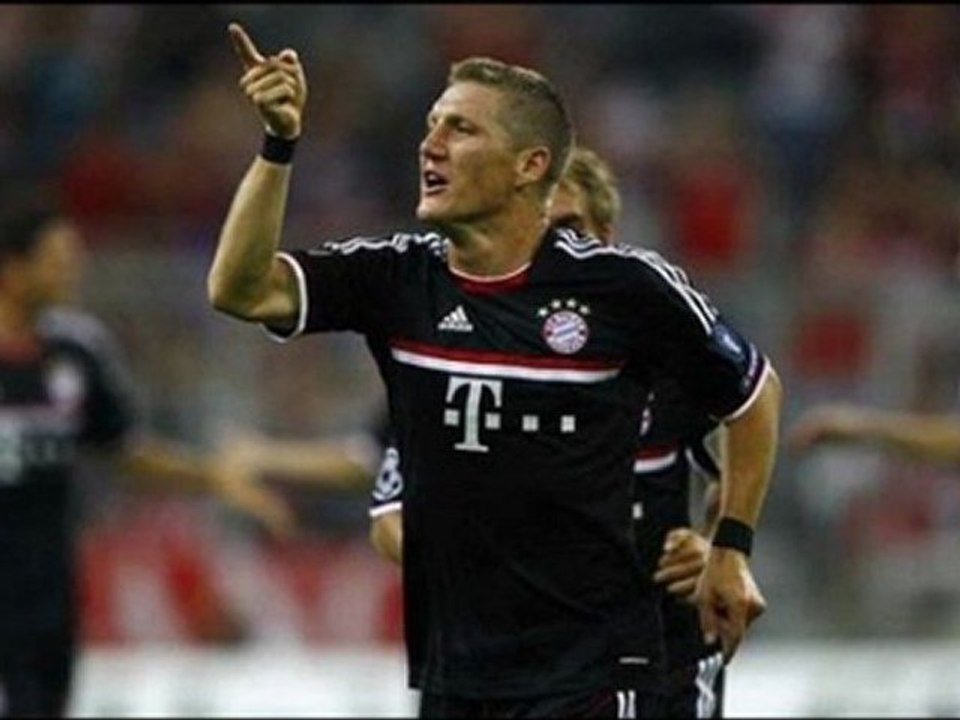 Bayern Munchen 2-0 FC Zurich Schweinsteiger header, Robben superb-strike