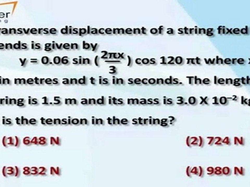 Wave Motion - Vibration of Strings