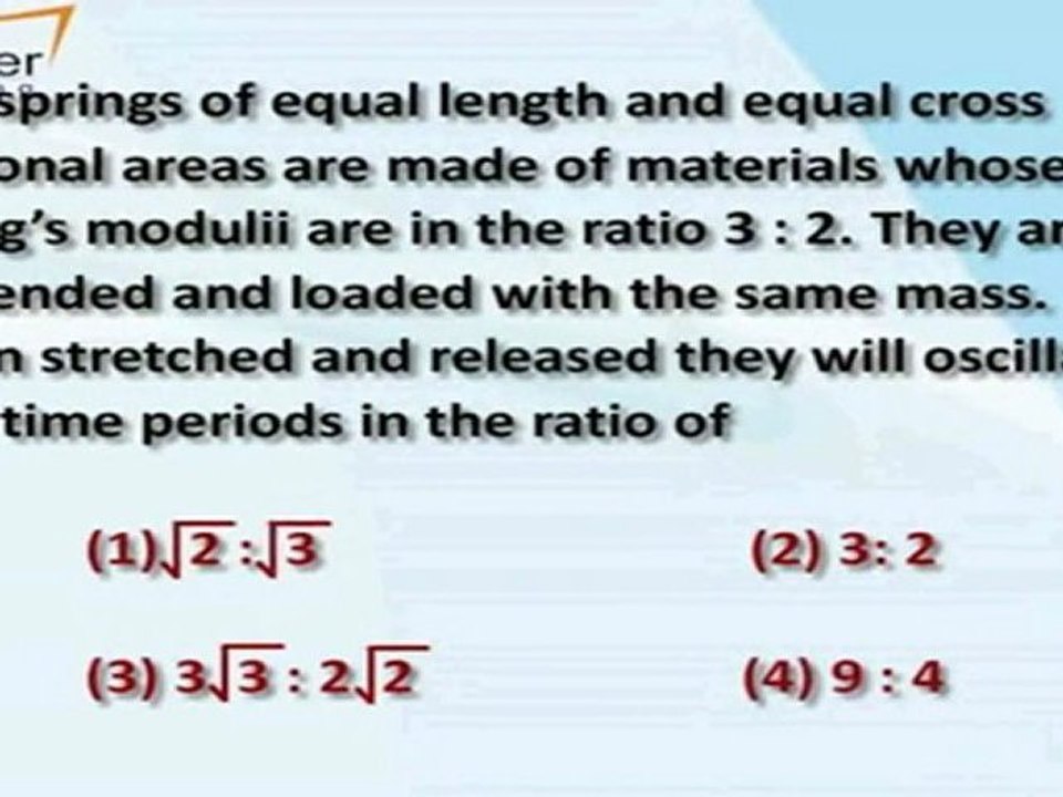 Oscillations - Spring Oscillation - 1