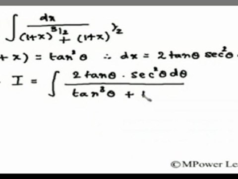 Indefinite Integrals - Integration by parts