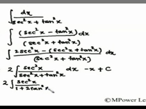 Indefinite Integrals - Simplification of factors