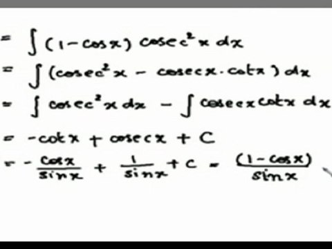 Indefinite Integrals - Simple Integration