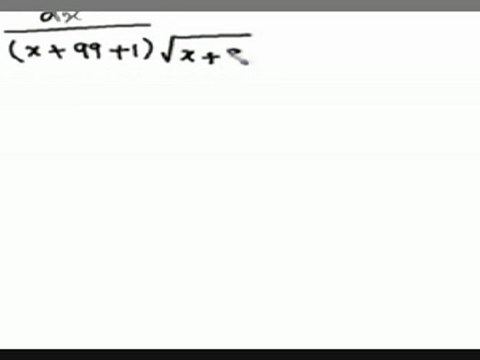 Indefinite Integrals - Integration by substituition - 1
