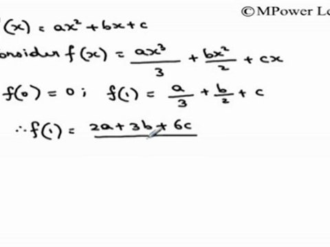 (Application of Derivatives) - Rolle's Theorem