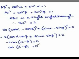 Straight Lines and Pairs of Straight lines - Phythagoras Theorem