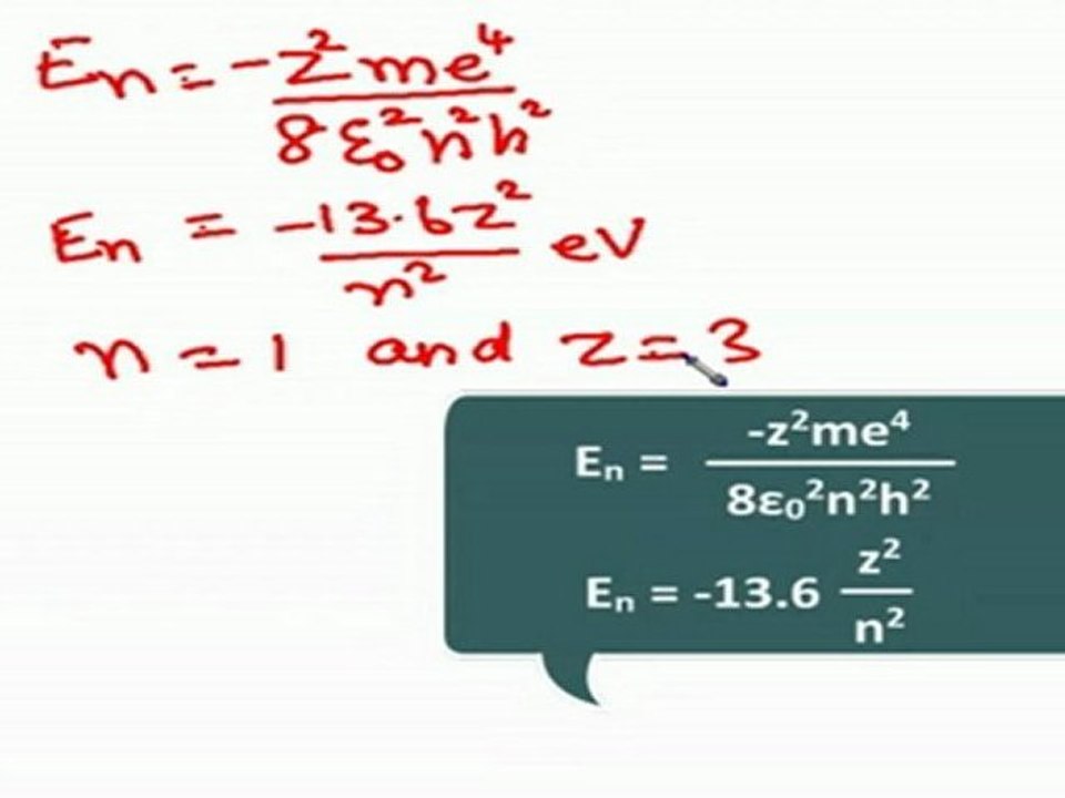 Atoms, molecules and nuclei - Bohr Model applied to other elements