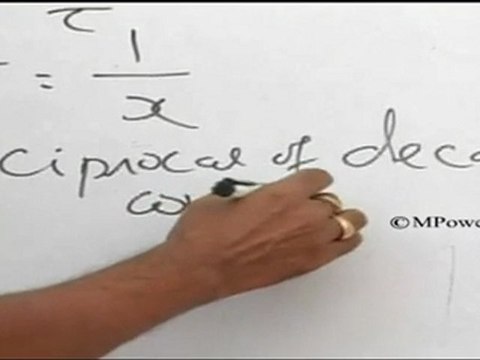 Nuclear Chemistry and Stereochemistry - Mean Life