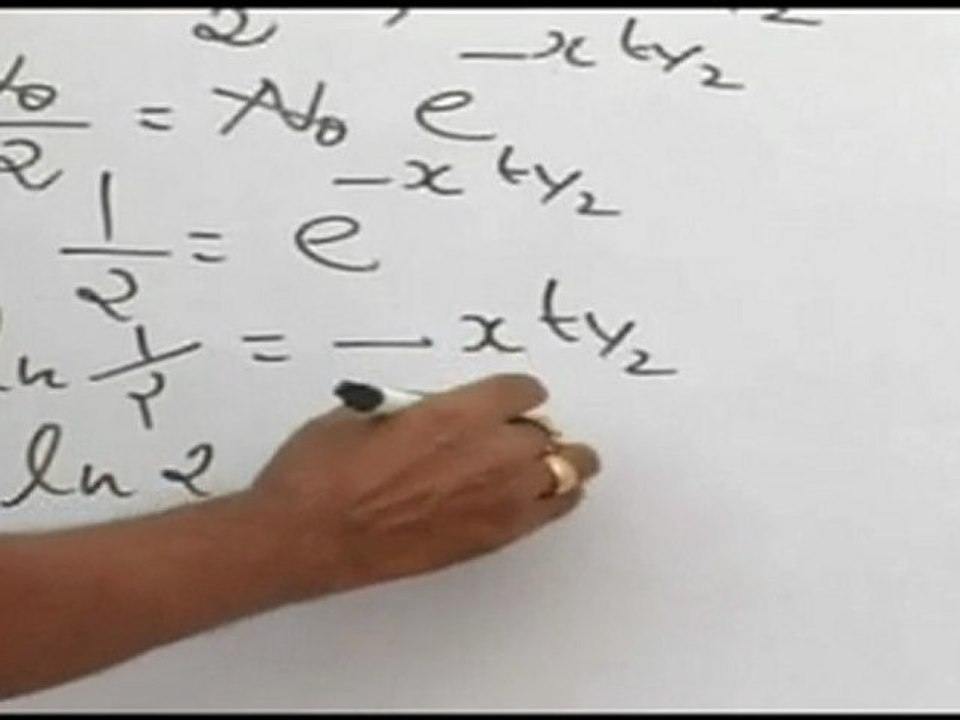 Nuclear Chemistry and Stereochemistry - Half-Life