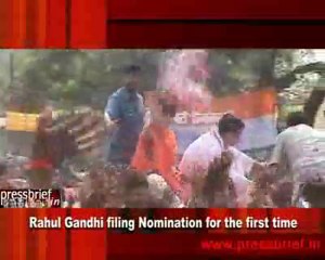Rahul Gandhi files his nomination from Amethi-Part 1