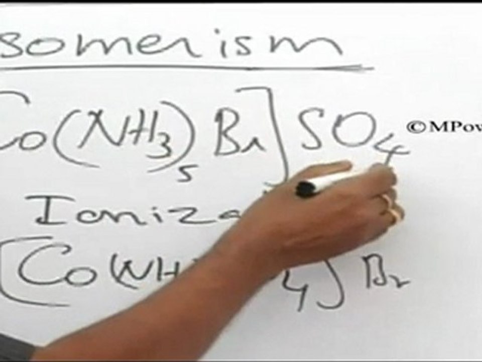 Coordination Compounds and Organometallic Compounds - Isomerism in complexes - 3