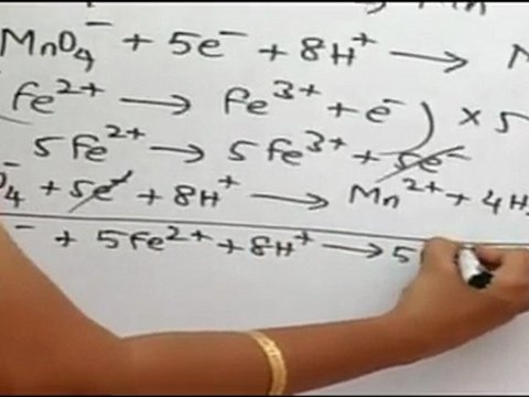 Redox reactions and its applications to electrochemistry - Balancing equations - 2