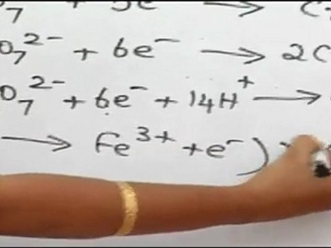 Redox reactions and its applications to electrochemistry - Balancing equations - 1