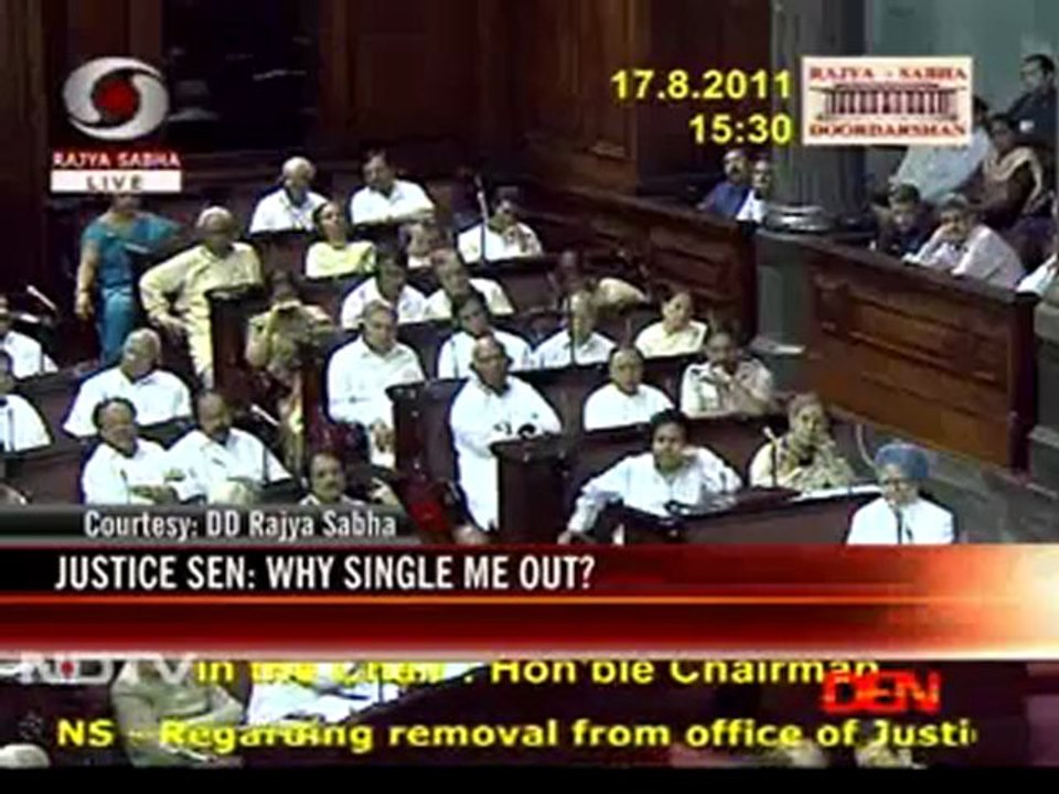 Being made a scapegoat: Justice Sen