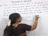 Application of Derivatives - Application of Derivatives