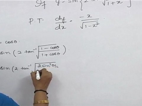 Continuity and Differentiabilty - Derivative of inverse trigonometric functions