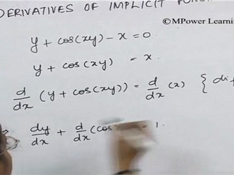 Continuity and Differentiabilty - Derivative of Implicit Functions