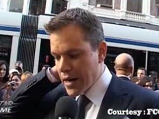 Michael Moore nominates Matt Damon for President