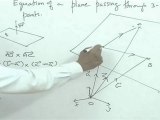 3-Dimensional Geometry - Equation of a Plane