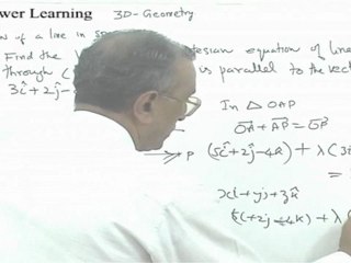 3-Dimensional Geometry - Equation of a Line in Space