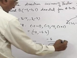 Vectors - Position vector and Direction Cosines