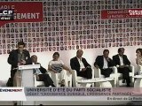 EVENEMENT,Université d'été du PS - Discours de François Hollande et Pierre Moscovici