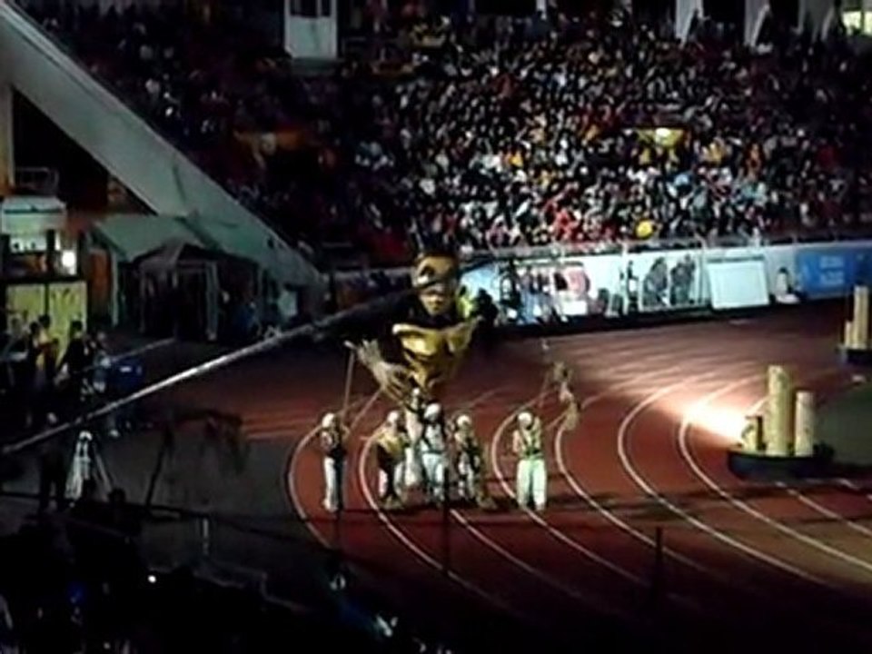 Géants -  Cérémonie d'ouverture des XIVè Jeux du Pacifique