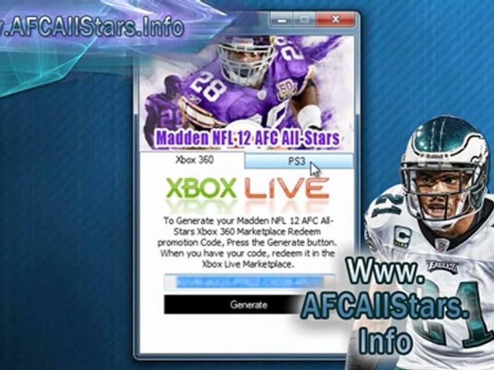 How to Get a Madden NFL 12 AFC All Stars Free!