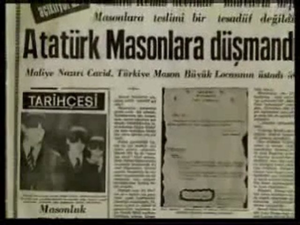 ATATÜRK MASONLARA DÜŞMANDI