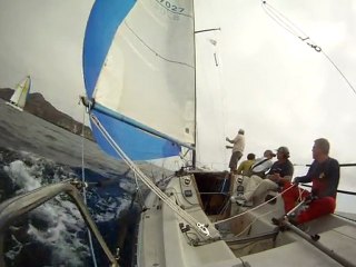 Hobie 33 "Flying Dutchman" Santa Barbara to King Harbor race 2011