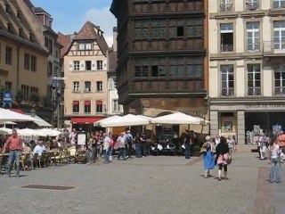 Strasbourg : place de la cathédrale
