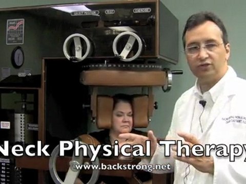 Neck physical therapy in Atlanta w/ Dr. Castanet using Medx spinal rehab
