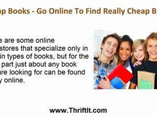 Cheap Books | Ways to Get Hold of Cheap Books