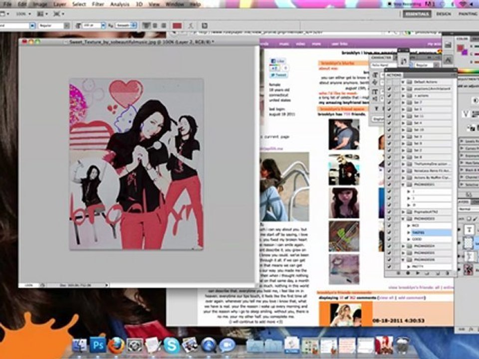 how to blend photos/ make strong edit