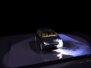 Première voiture réalisée sur Blender 2.49