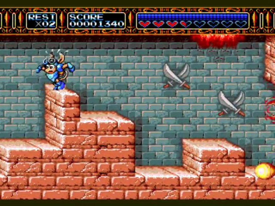Test Rocket Knight Adventure [Megadrive]