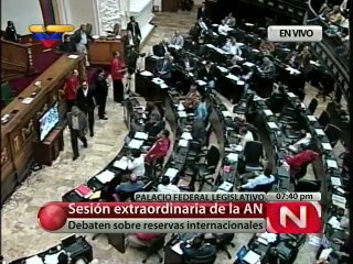 Intervención del diputado Miguel Ángel Rodríguez en sesión sobre reservas internacionales
