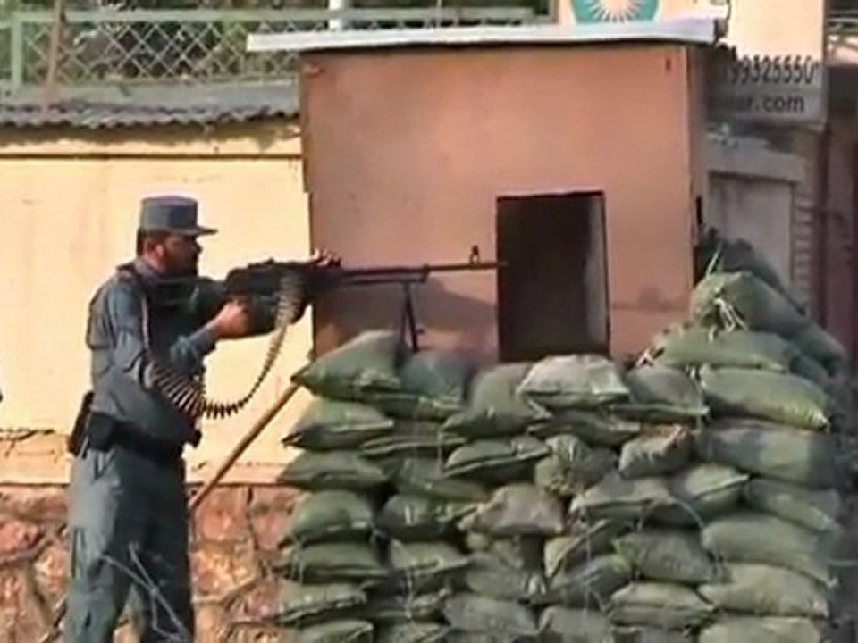 Blasts and gunfire in Kabul
