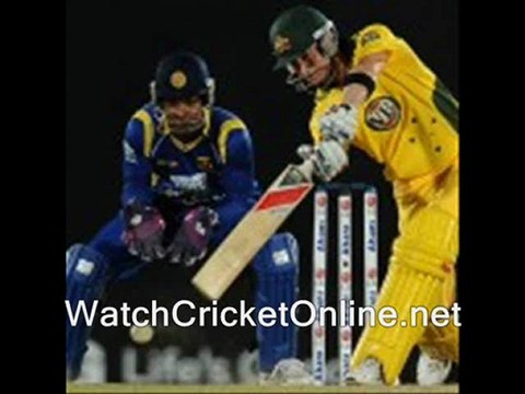 watch Sri Lanka vs Australia cricket tour 2011 odi series online