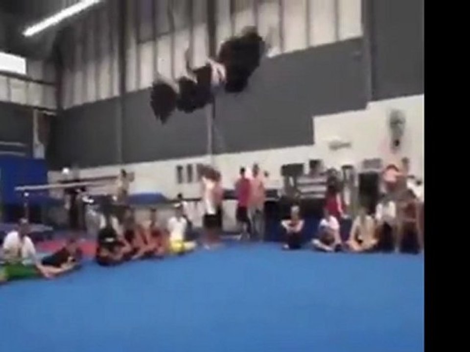 Mega faceplant in der Turnhalle Fail