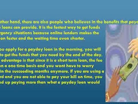 Balancing The Advantages And Disadvantages Relating To An Online Pay Day Loan