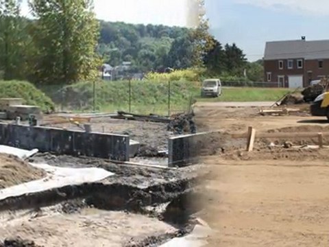 Hall Sportif de BEEZ, le début du chantier
