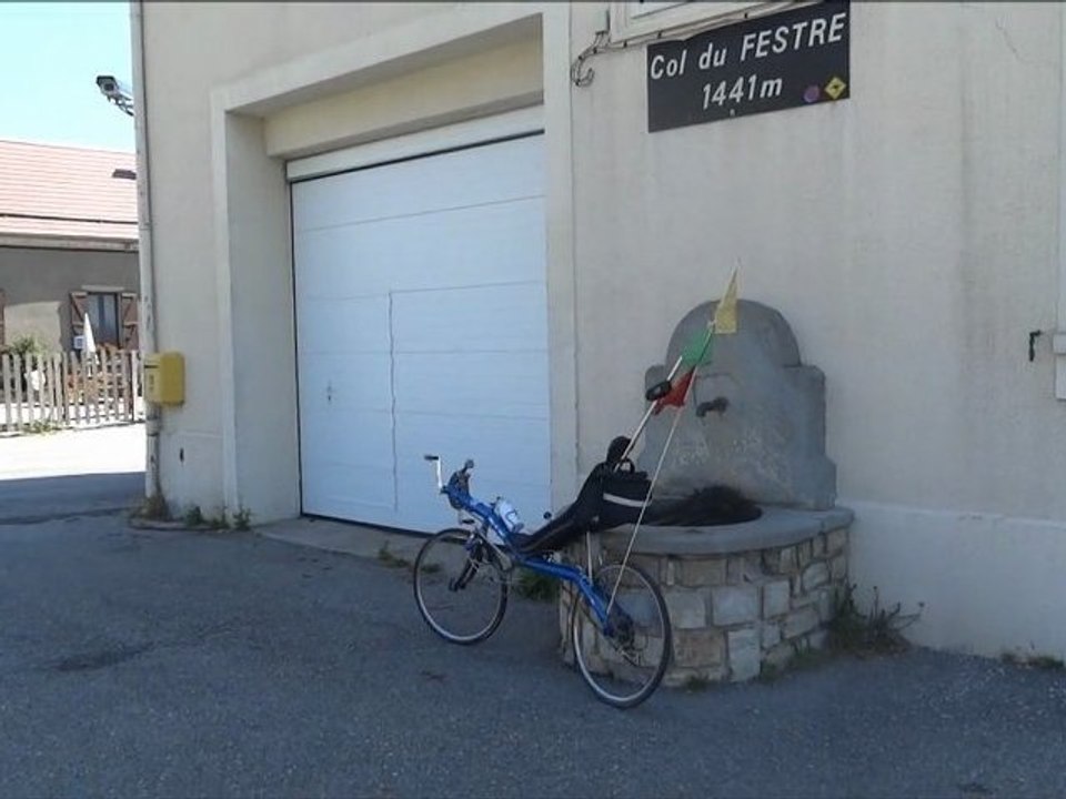 descente col du Festre vélo couché (Seiren SL)
