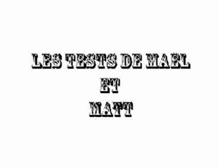 nouveau générique de mes tests