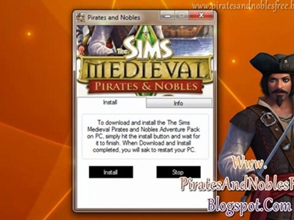 How to Download The Sims Medieval Pirates & Nobles Adventure Pack Free!!