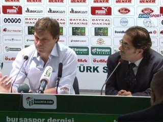 Bursaspor maç sonrası